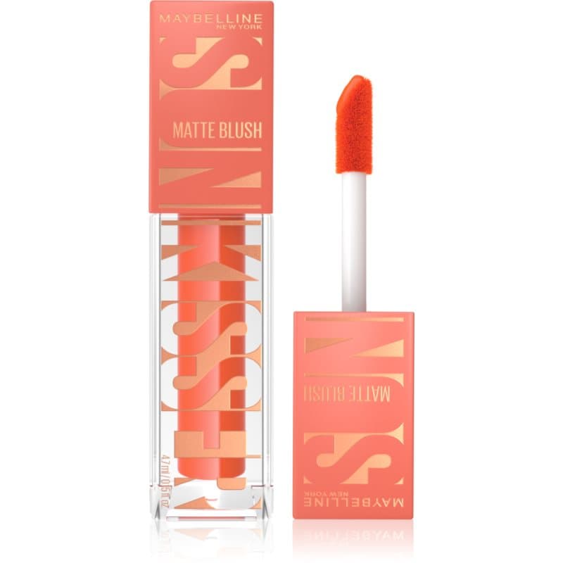 Sunkisser Matte Blush Róż w płynie - 34 Peachy Quench