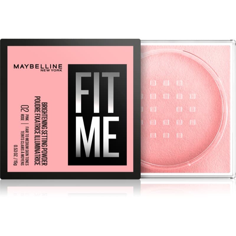 Fit Me! Powder matujący puder sypki odcień 02 Pink