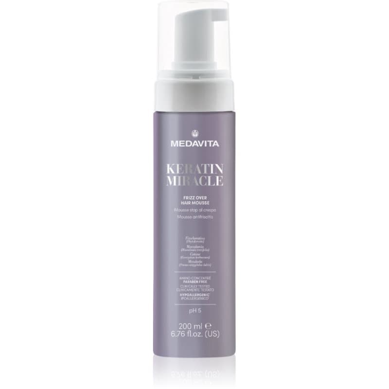Keratin Miracle Frizz Over Hair Mousse pianka do stylizacji do włosów