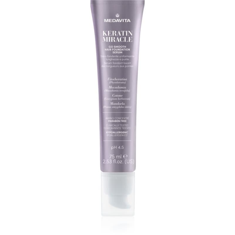 Keratin Miracle Go Smooth Hair Foundation Serum aktywne serum na rozdwojone końcówki włosów
