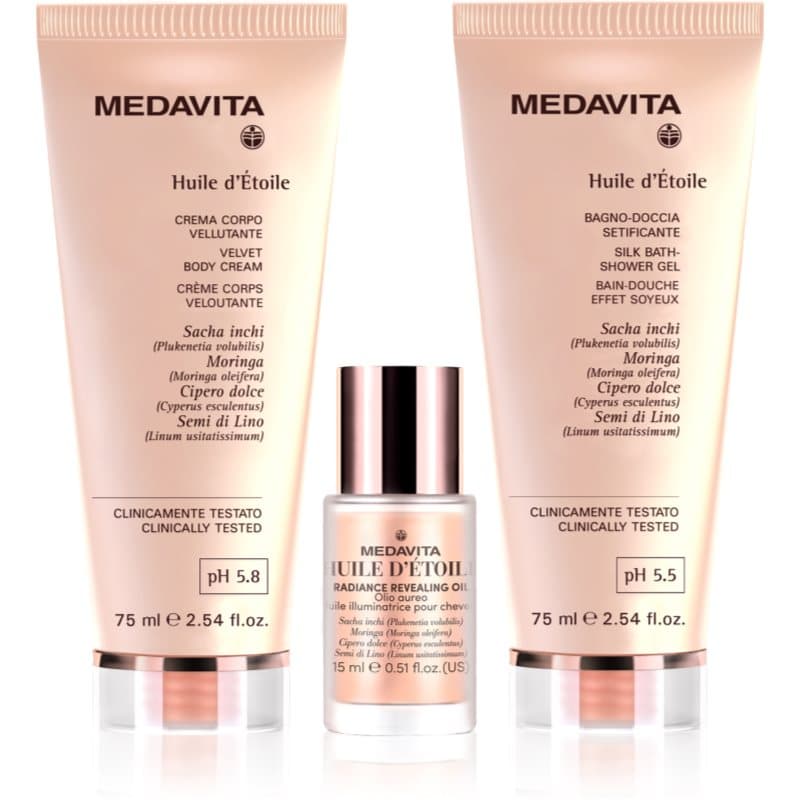 Huile d'Étolle Moisturizing Hair and Body Travel Set zestaw upominkowy do ciała i włosów dla kobiet