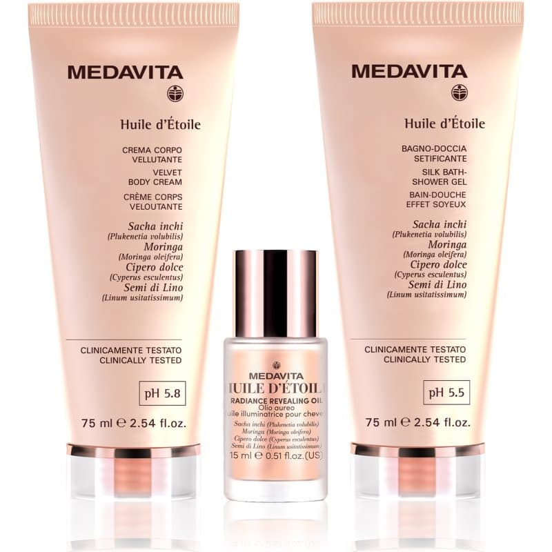 Huile d'etoile Moisturizing hair and body travel set zestaw upominkowy do ciała i włosów dla kobiet