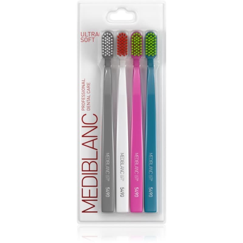 5490 Ultra Soft szczoteczki do zębów ultra soft Grey, White, Pink, Blue
