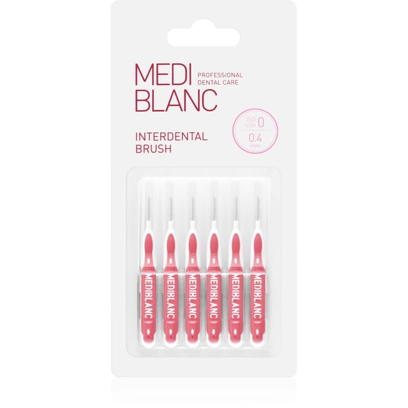 Interdental Pick-brush szczoteczka międzyzębowa 0,4 mm Pink