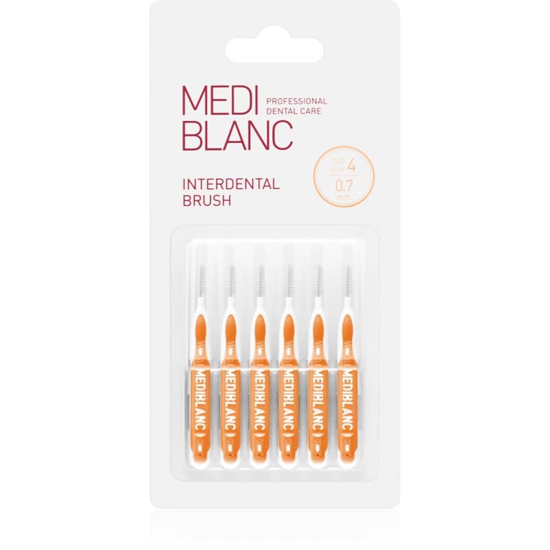 Interdental Pick-brush szczoteczka międzyzębowa 0,7 mm Yellow