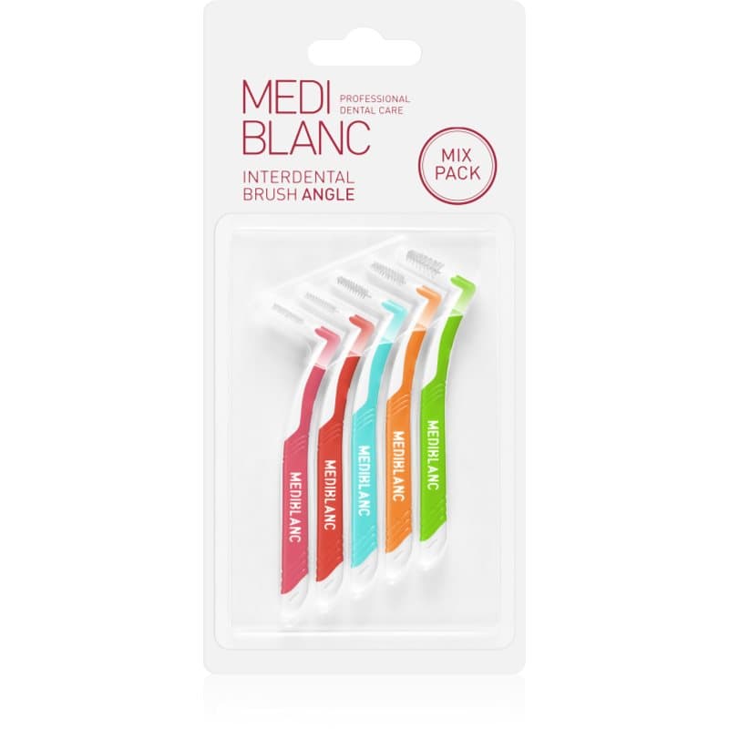 Interdental Pick-brush Angle szczoteczka międzyzębowa. Mix kit