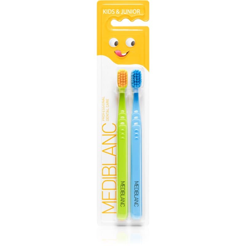 KIDS & JUNIOR Ultra Soft szczoteczka do zębów dla dzieci ultra soft Green, Blue