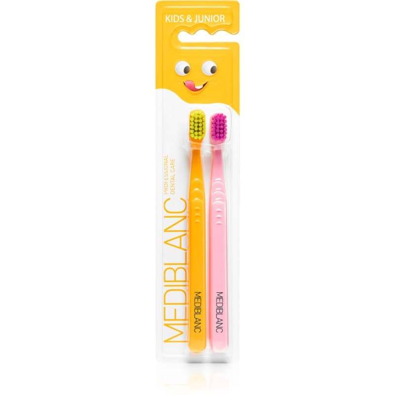 KIDS & JUNIOR Ultra Soft szczoteczka do zębów dla dzieci ultra soft Orange, Pink