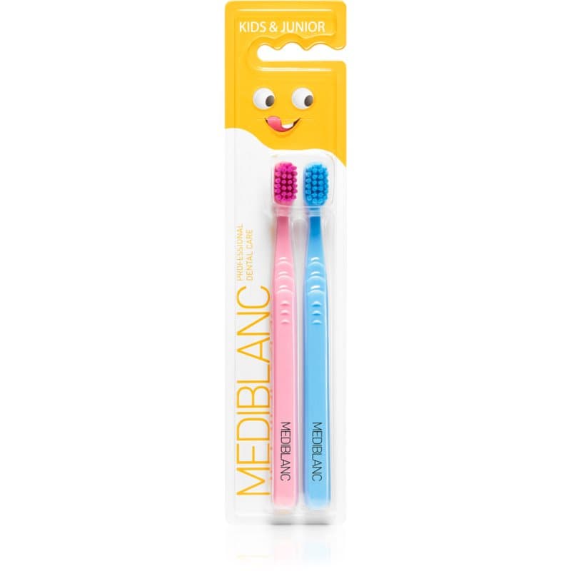 KIDS & JUNIOR Ultra Soft szczoteczka do zębów dla dzieci ultra soft Pink, Blue