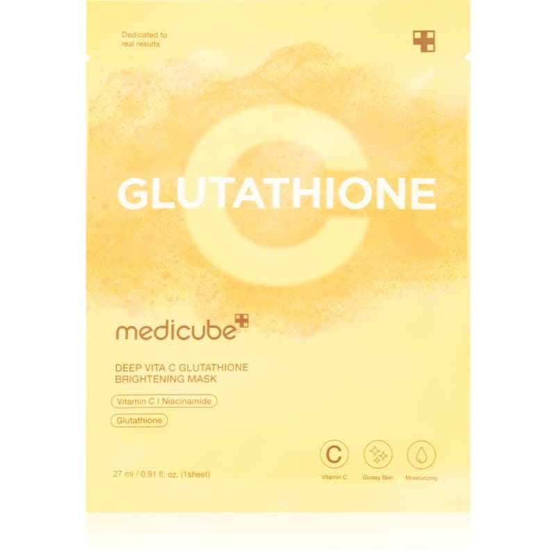 Deep Vita C Glutathione Brightening Mask maska rozświetlająca w płacie