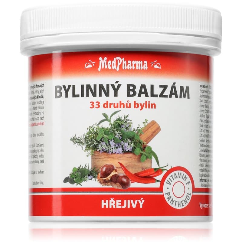 Bylinný balzám hřejivý balsam naturalny do mięśni, stawów i więzadeł