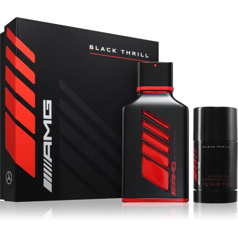 AMG Black Thrill zestaw upominkowy dla mężczyzn