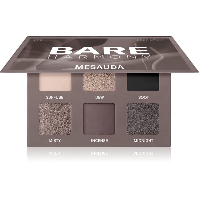 Bare Harmony paleta cieni do powiek odcień 202 Deep Smoky
