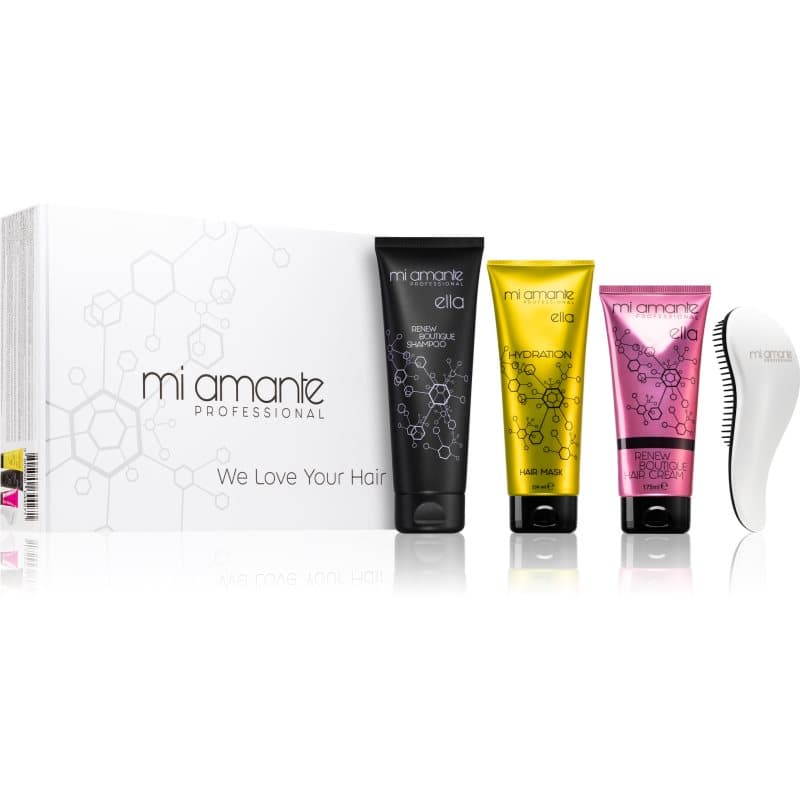 Glamour Keratin Set zestaw upominkowy do nabłyszczania i zmiękczania włosów