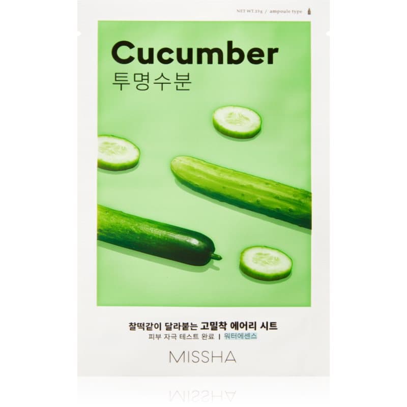 Airy Fit Cucumber maseczka w płachcie o działaniu nawilżająco-rewitalizującym do skóry suchej