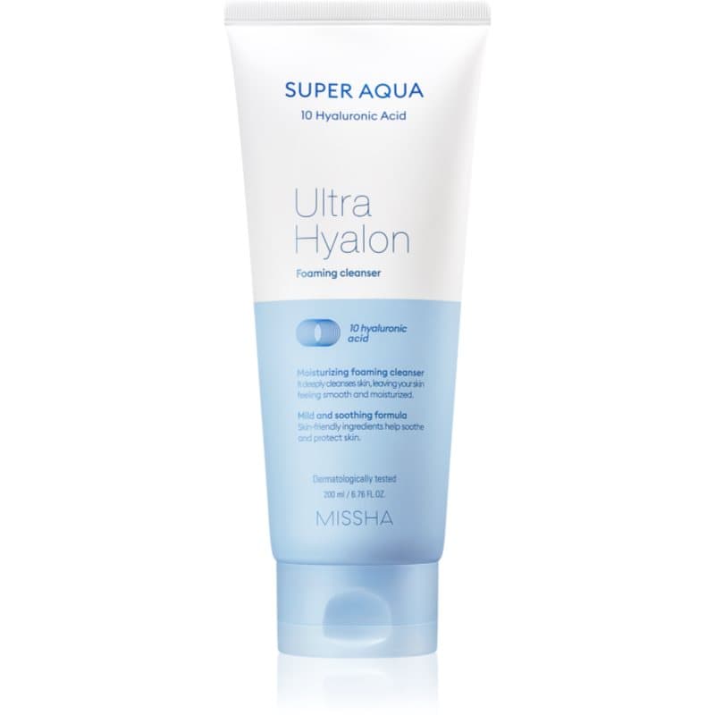 Super Aqua 10 Hyaluronic Acid nawilżająca pianka oczyszczająca