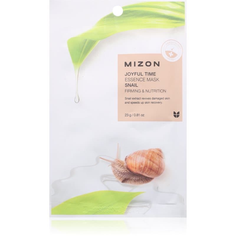 Joyful Time Snail maska odżywcza w płacie z efektem wzmacniającym