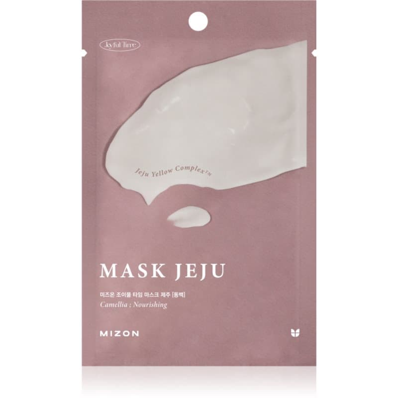 Joyful Time Jeju Camellia maska odżywcza w płacie o działaniu przeciwutleniającym