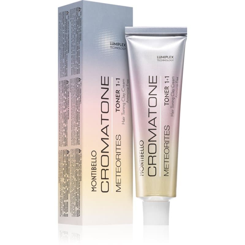 Cromatone Meteorites Toner toner koloryzujący do włosów w odcieniu jasny blond, z pasemkami oraz siwych odcień Titanium Grey