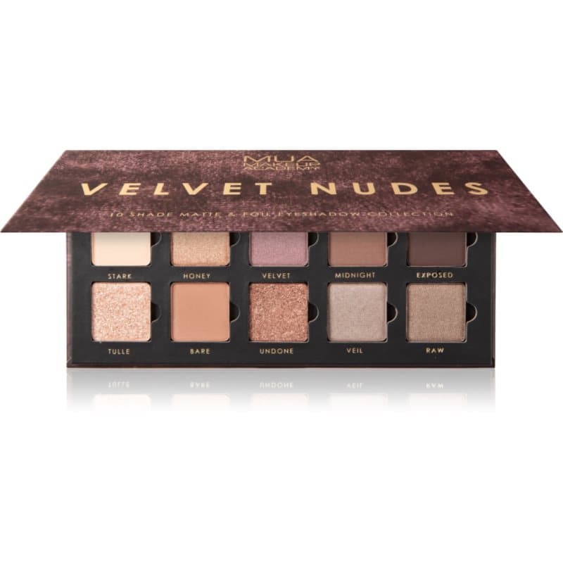Eyeshadow Collection 10 Shade Palette paleta cieni do powiek odcień Velvet Nudes