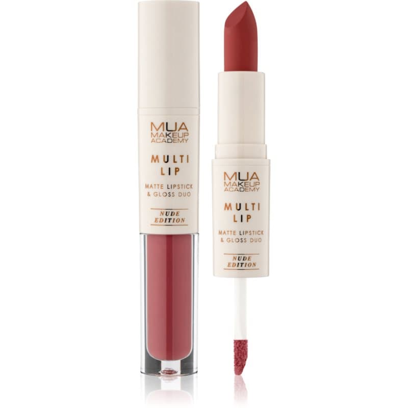 Multi Lip Nude Edition długotrwała pomadka i błyszczyk do ust podwójne odcień Caramel