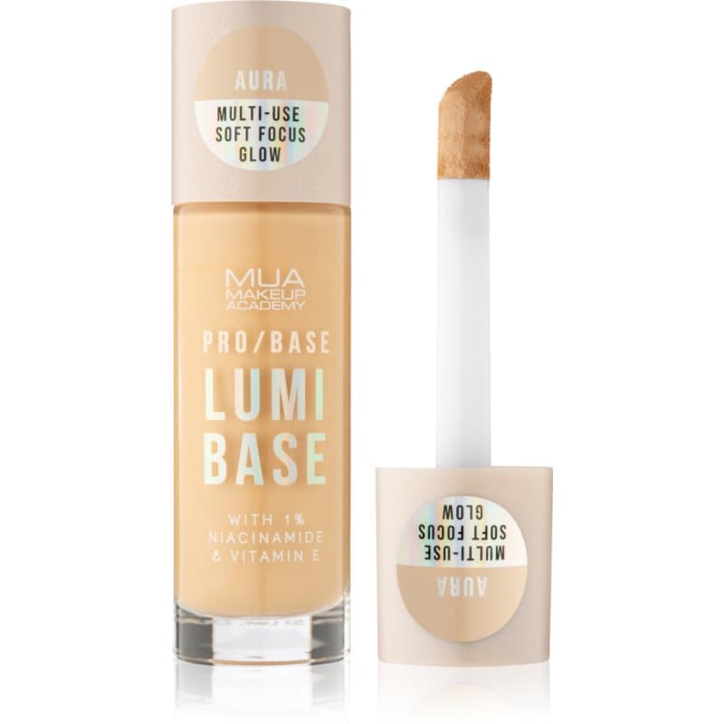 PRO/BASE Lumi Base rozświetlająca baza pod makijaż odcień Aura (Warm)