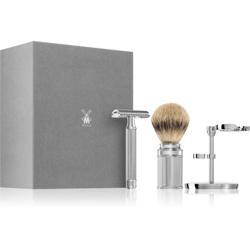 TRADITIONAL — zestaw do golenia na żyletki, Silvertip Badger, chrom