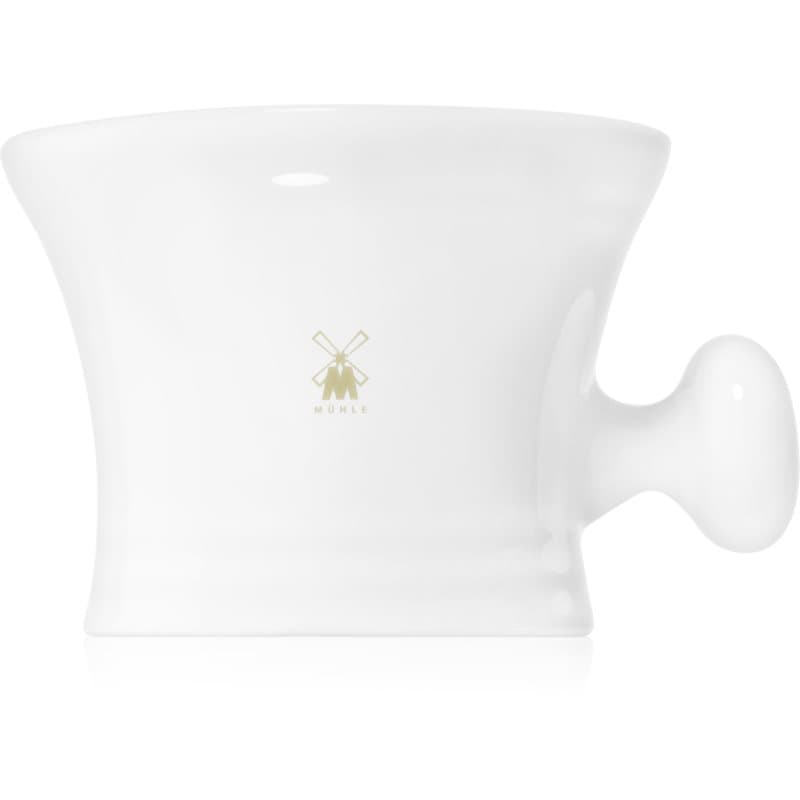 Accessories Porcelain Bowl for Mixing Shaving Cream miska porcelanowa do golenia White