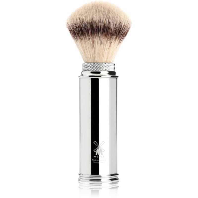 TRAVEL Silvertip Synthetic pędzel do golenia Silver