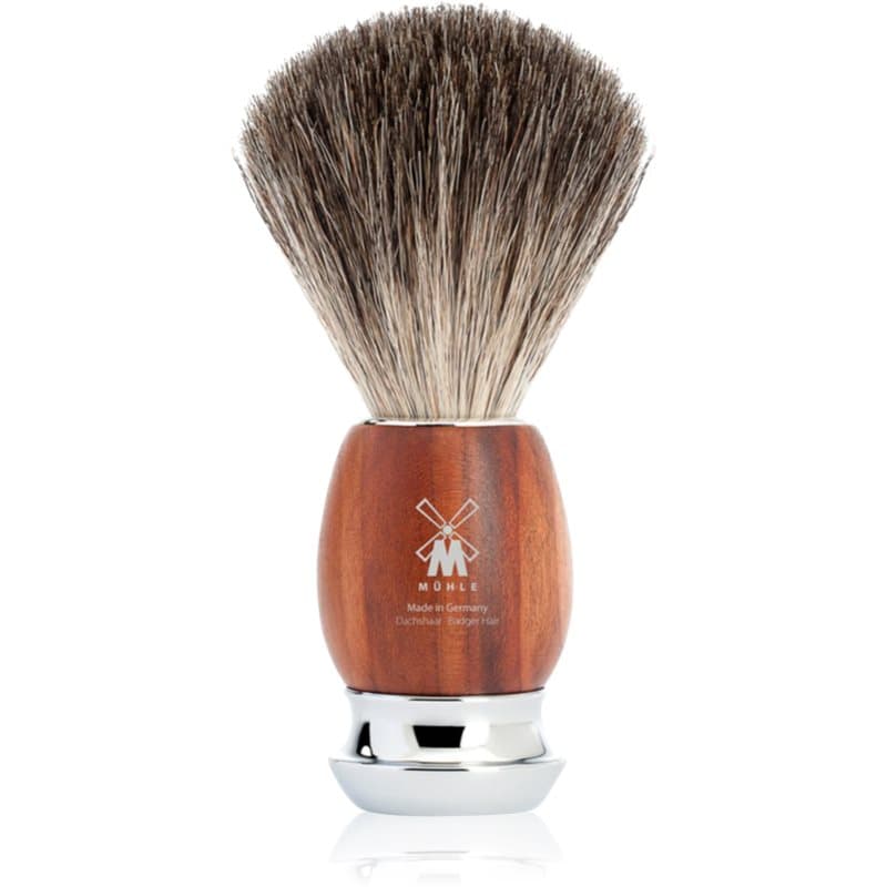 VIVO Plum Treewood pędzel do golenia z włosiem borsuka