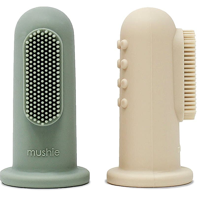 Finger Toothbrush szczoteczka do zębów na palec Shifting Sand/Cambridge Blue