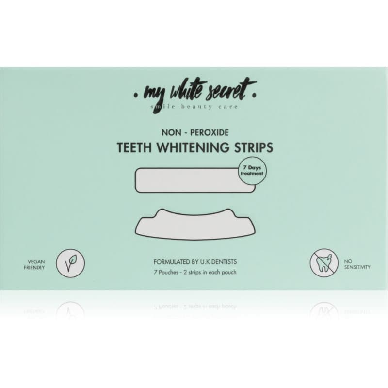 Non - Peroxide Teeth Whitenings Strips paski wybielające do zębów