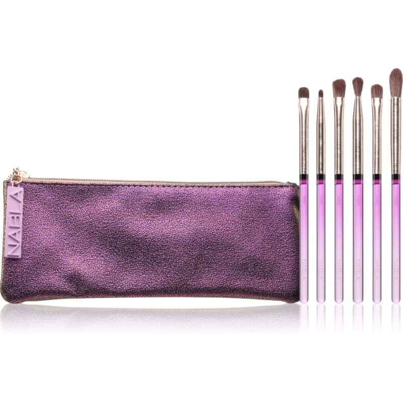NABLA Amethyst Detail Eye Brush Set — zestaw pędzli