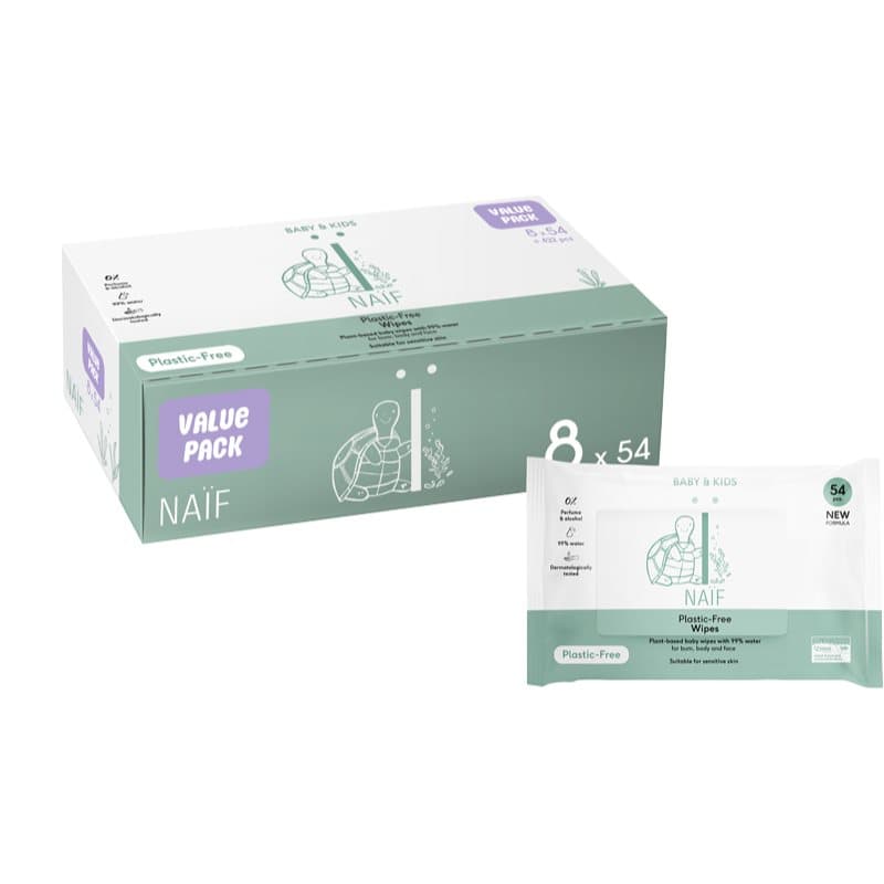 Baby & Kids Plastic Free Wipes chusteczki nawilżane dla dzieci od urodzenia