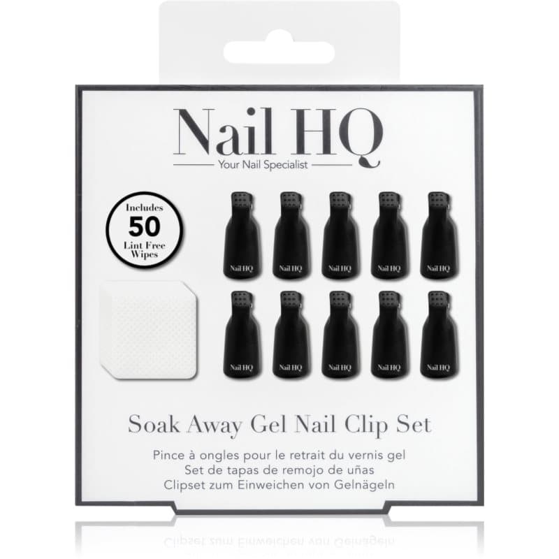 Soak Away Gel Nail Clip Set zestaw do usuwania paznokci żelowych i akrylowych