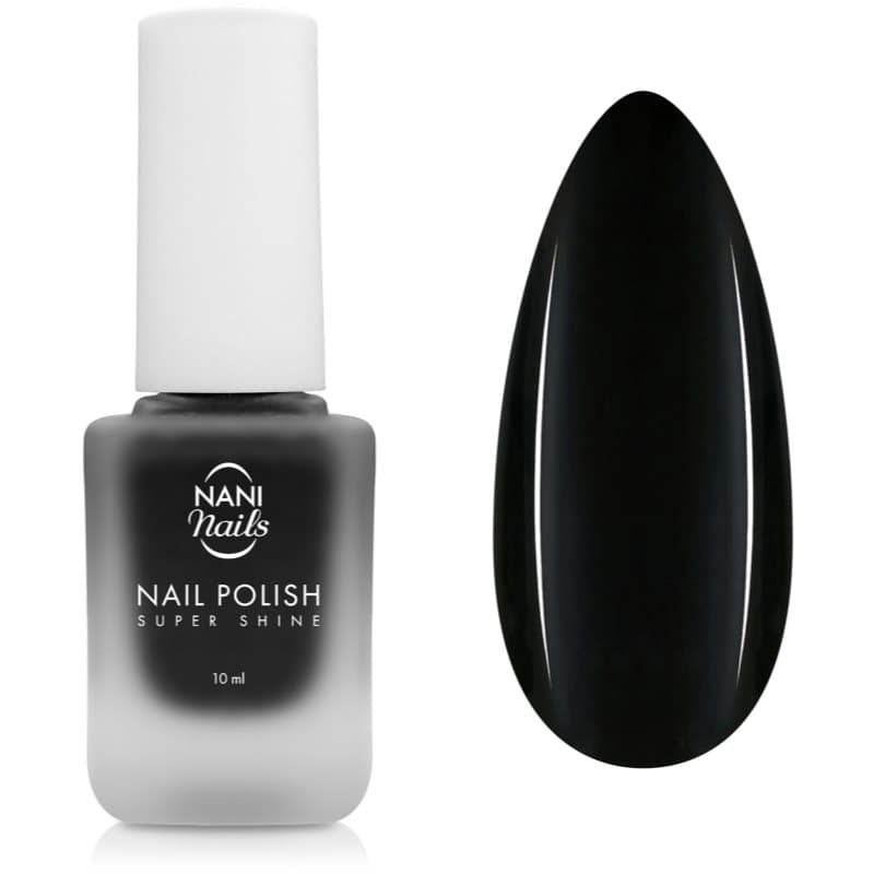 NANI Super Shine długotrwały lakier do paznokci odcień Black Velvet