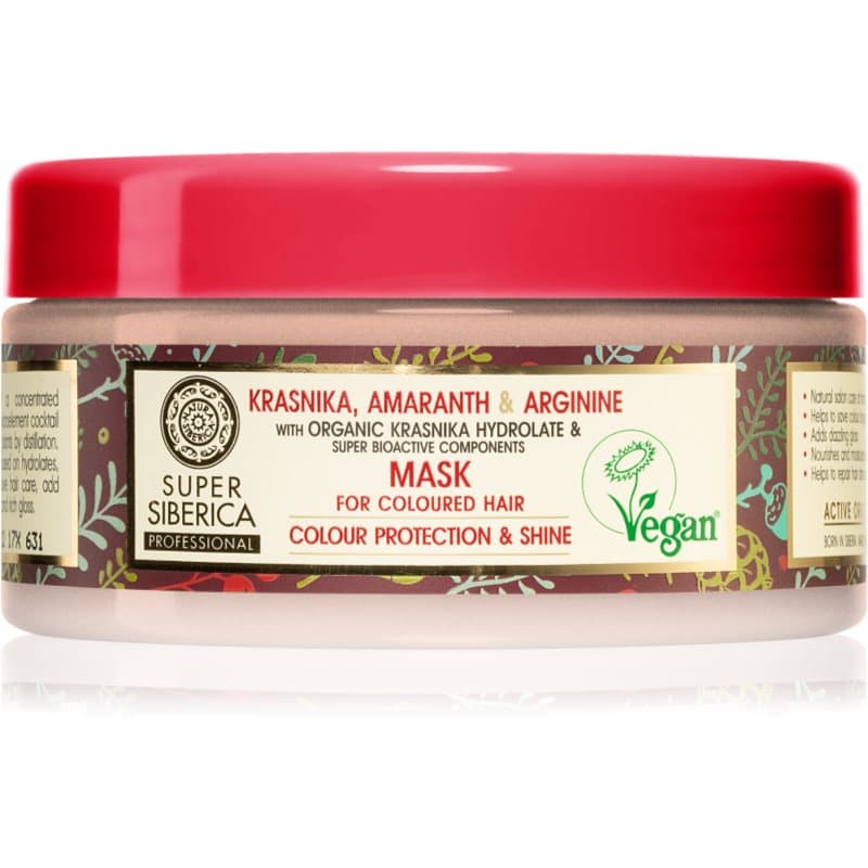 Krasnika, Amaranth & Arginine maseczka pielęgnująca do włosów farbowanych
