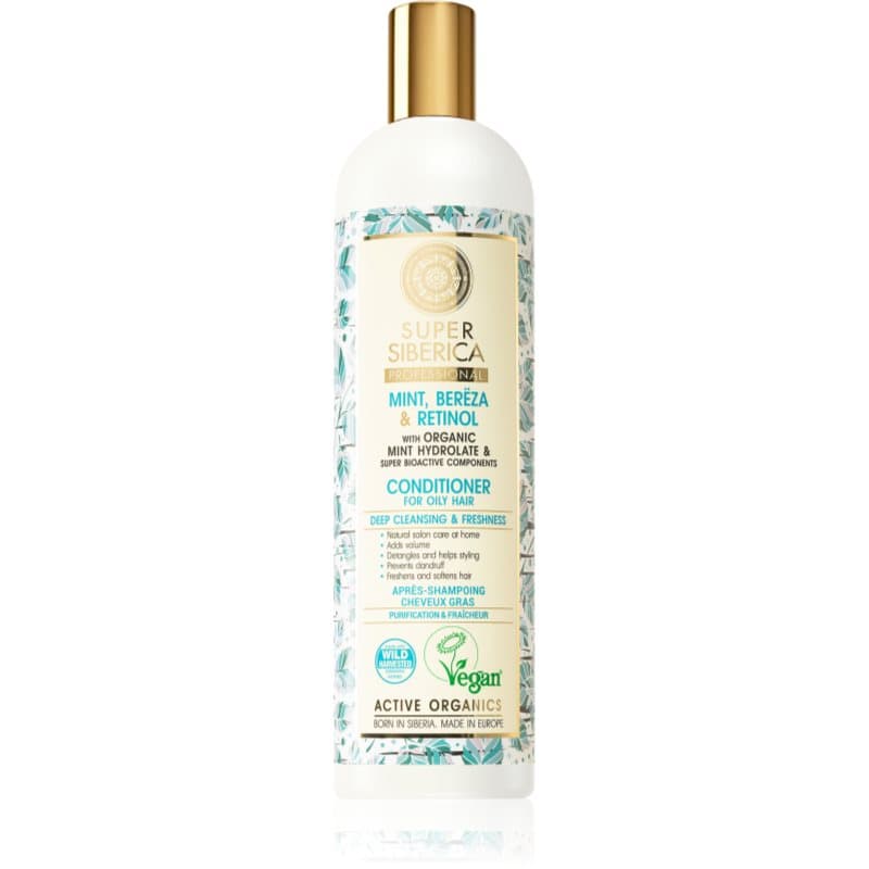 Mint, Bereza & Retinol balsam odświeżający do włosów przetłuszczających
