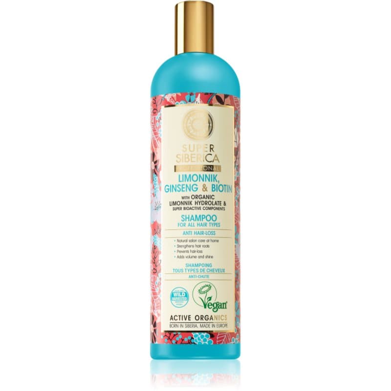 Limonnik, Ginseng & Biotin szampon przeciw wypadaniu włosów