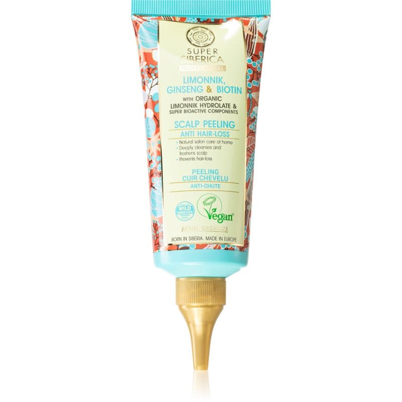 Limonnik, Ginseng & Biotin peeling do włosów przeciw wypadaniu włosów
