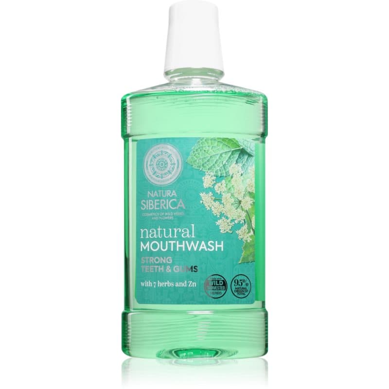 Natural Mouthwash Strong Teeth & Gums ziołowy płyn do ust z cynkiem