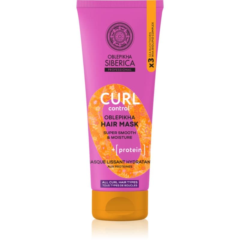 Oblepikha Siberica Curl Control maseczka do włosów kręconych