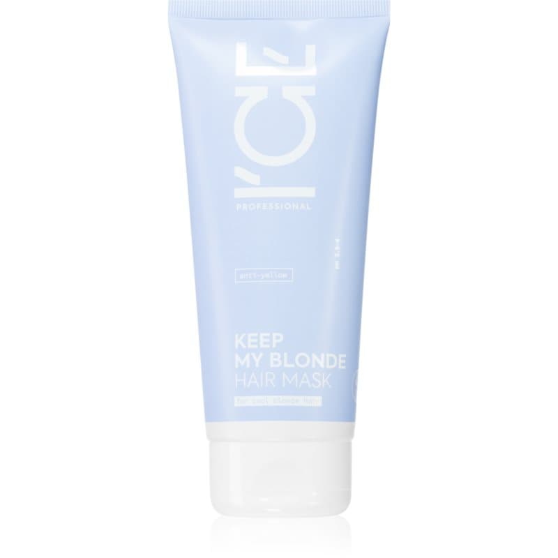 ICE Professional Keep My Blonde maseczka regenerująca do włosów rozjaśnionych, z pasemkami w odcieniu chłodnego blondu
