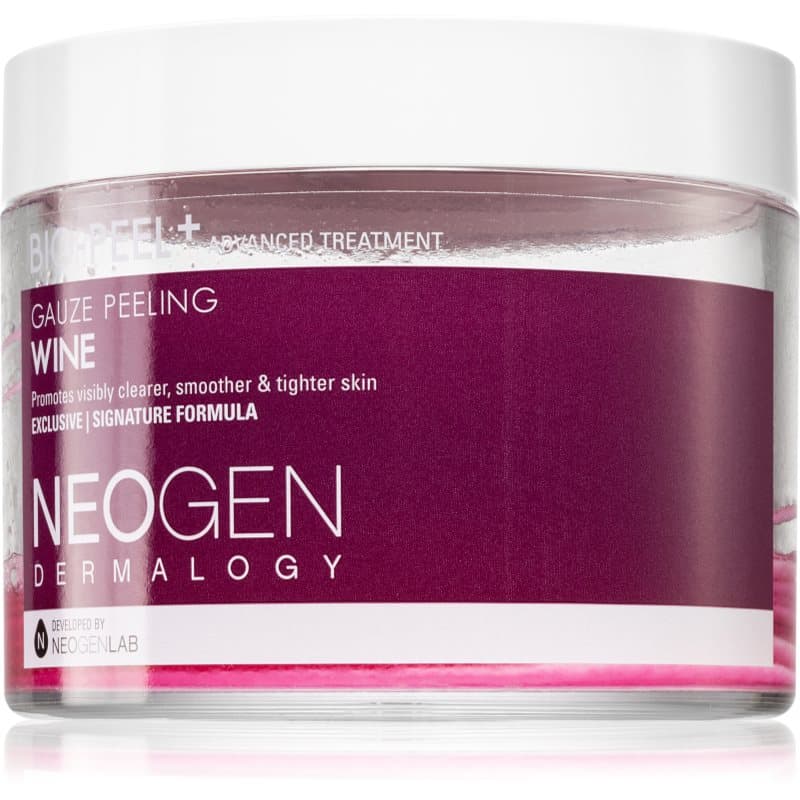 Bio-Peel+ Gauze Peeling Wine złuszczające płatki do twarzy do wygładzenia skóry i zmniejszenia porów