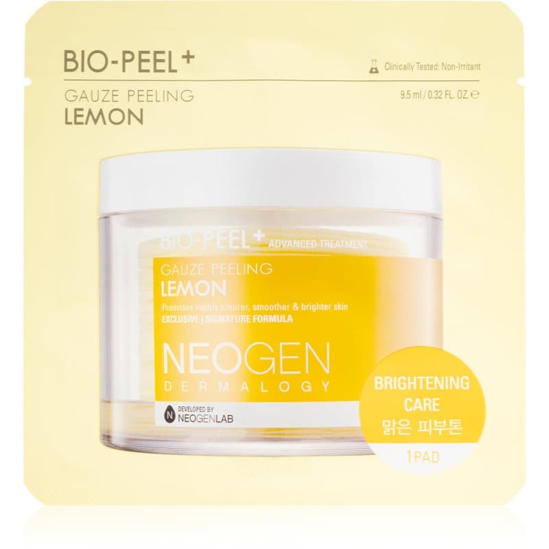 Bio-Peel+ Gauze Peeling Lemon złuszczające płatki do twarzy dla efektu rozjaśnienia i wygładzenia skóry