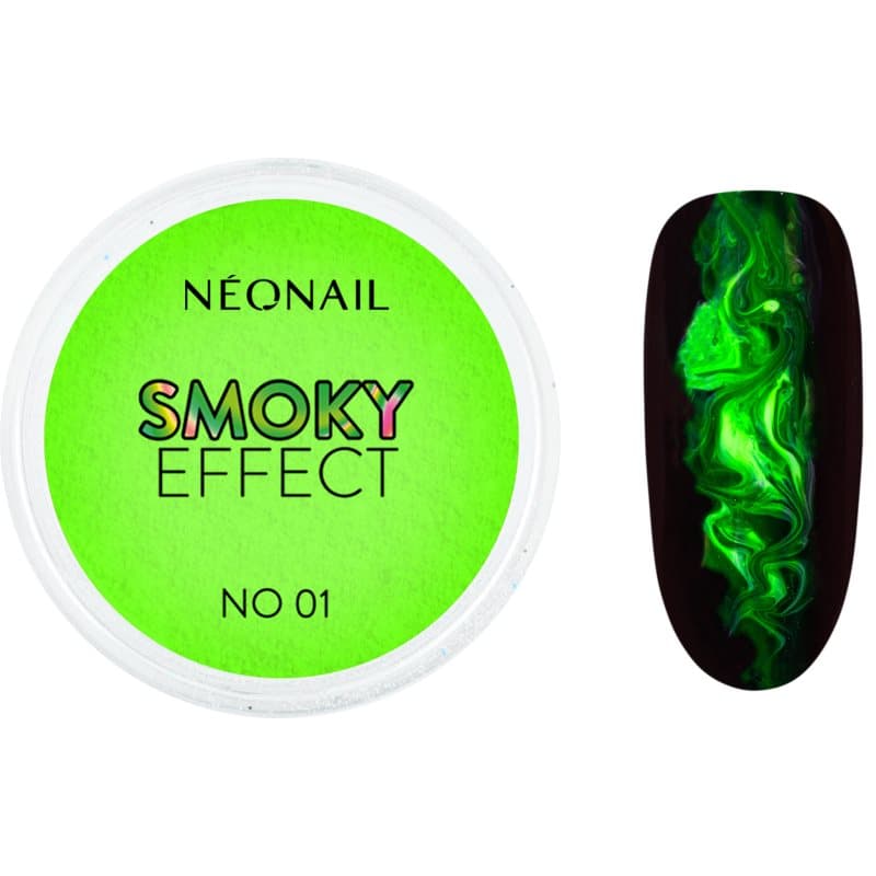 Effect Smoky puder koloryzujący do paznokci odcień No. 1 Green