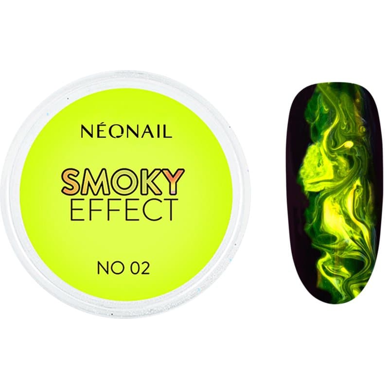 Effect Smoky puder koloryzujący do paznokci odcień No. 02 Yellow