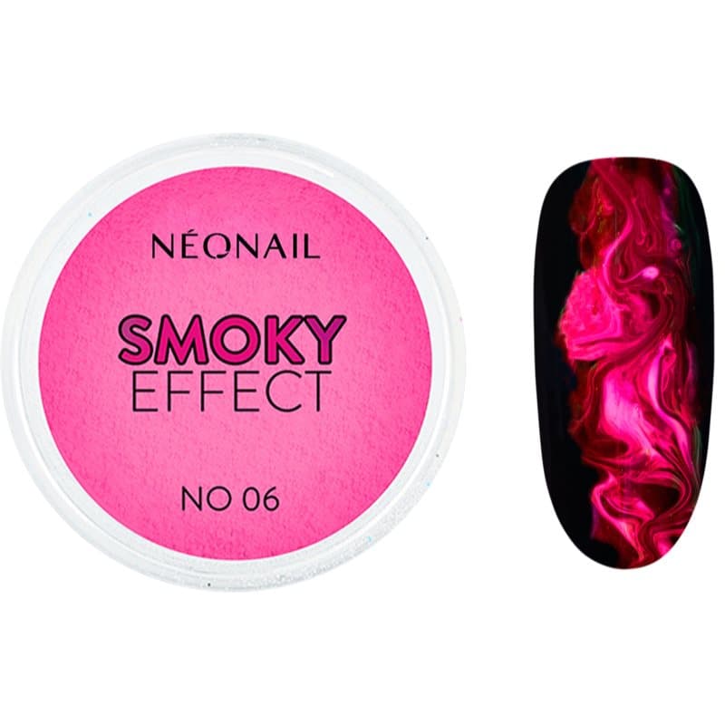 Effect Smoky puder koloryzujący do paznokci odcień No. 06 Fuchsia
