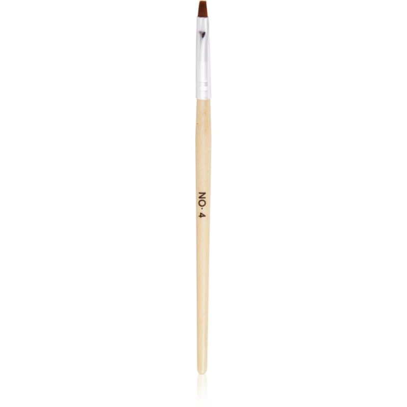 Wooden Brush pędzel do aplikacji produktów żelowych typ No. 4