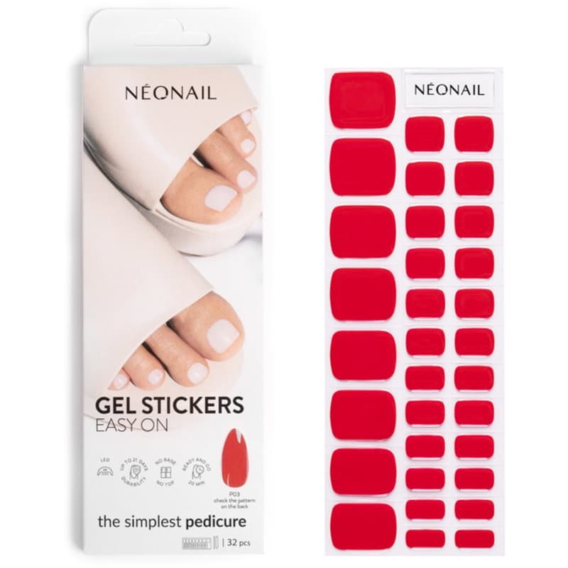 Easy On Gel Stickers naklejki na paznokcie przy zastosowaniu lamp UV/LED odcień P03